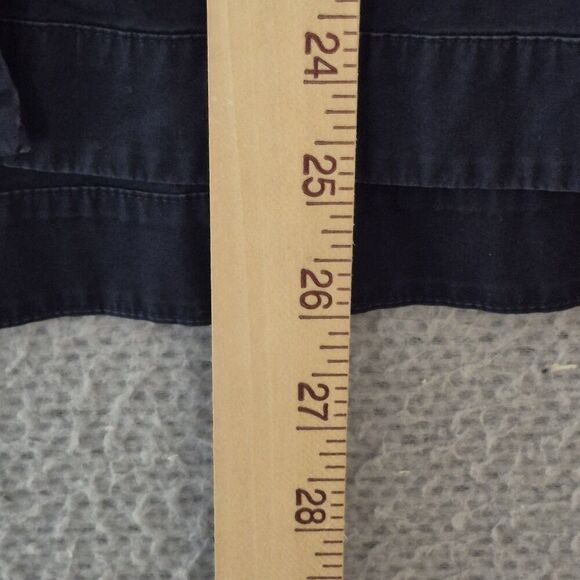 Dorothee Schumacher Women's Navy Blue Long Sleeve Double Cuff Button Up Top 2 - Picture 8 of 9